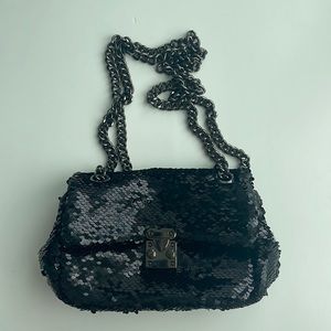 NEW KC Jagger black sequin purse